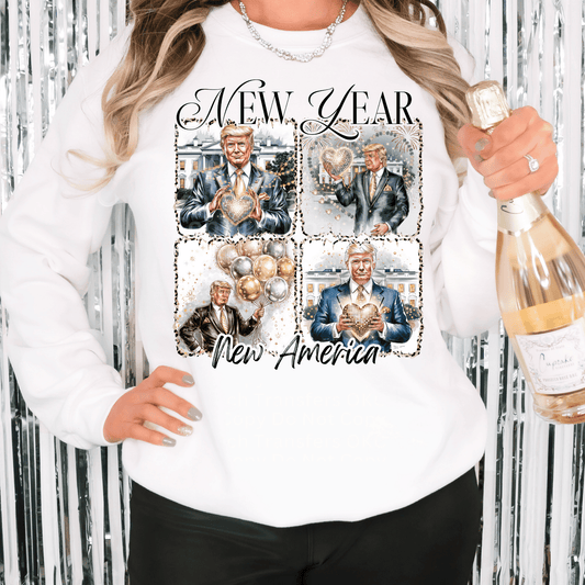 Trump New Year New America DTF Transfer