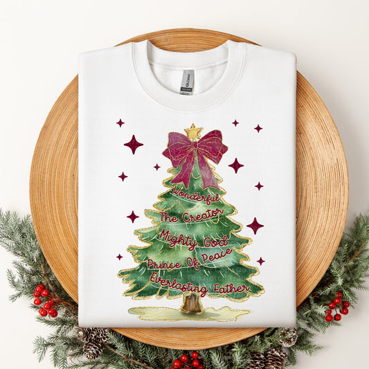 Prince Of Peace Christmas Tree DTF Transfer