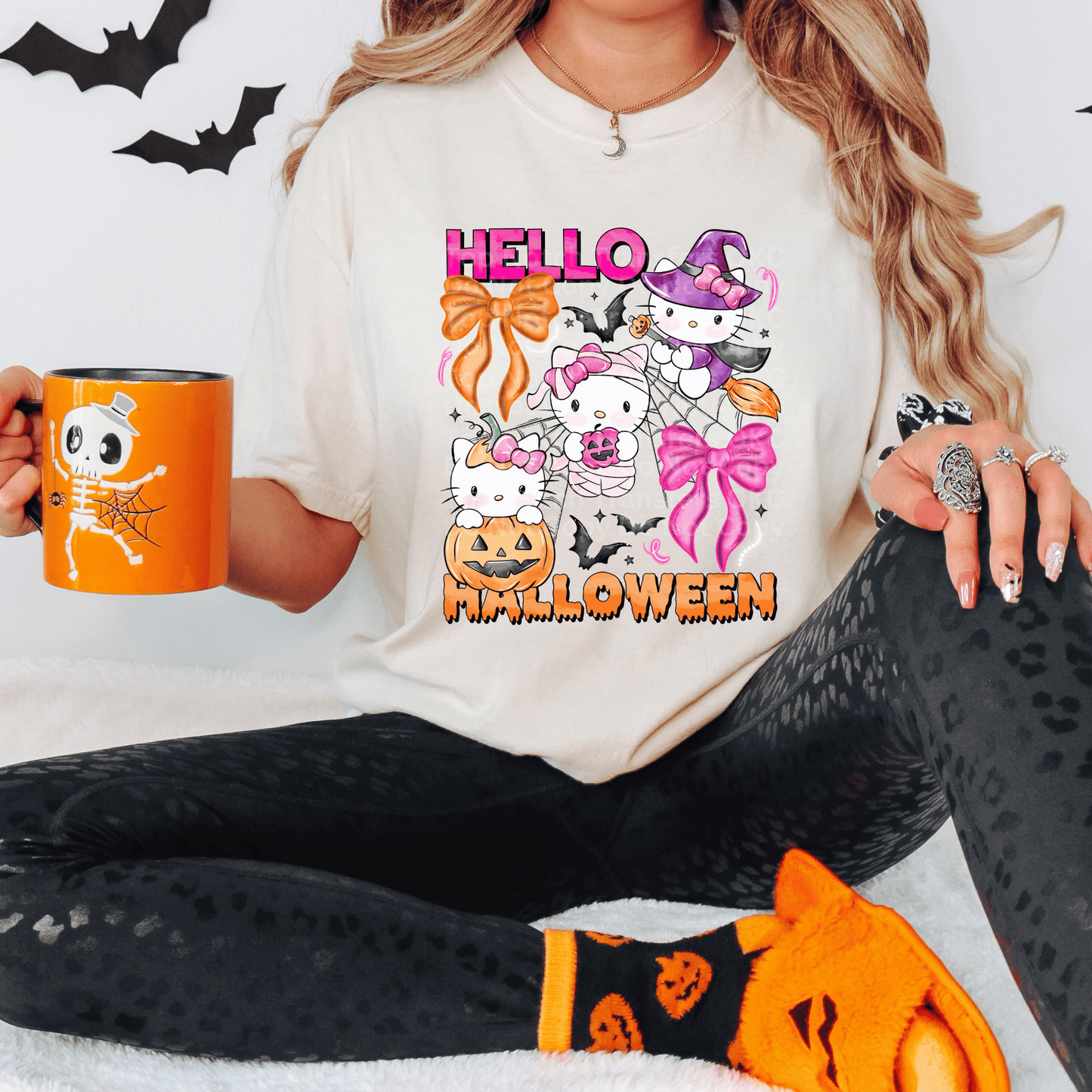 HK Hello Halloween DTF Transfer