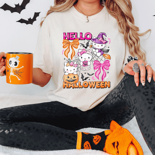 HK Hello Halloween DTF Transfer