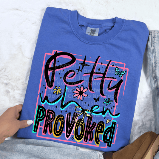 Petty When Revoked- Black DTF Transfer