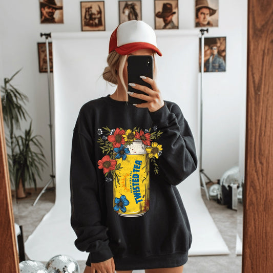 Floral Beer 4 DTF Transfer