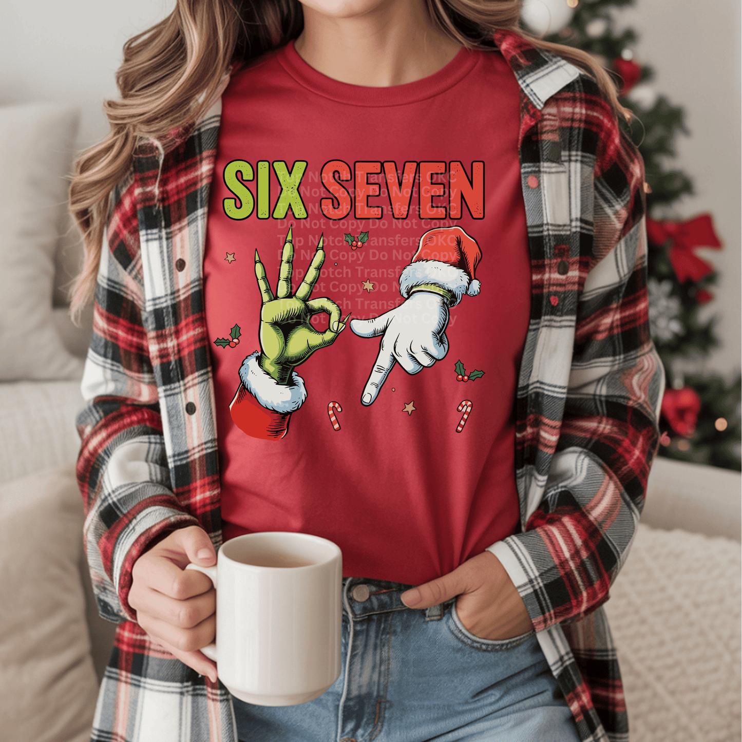 6 7 Christmas DTF Transfer