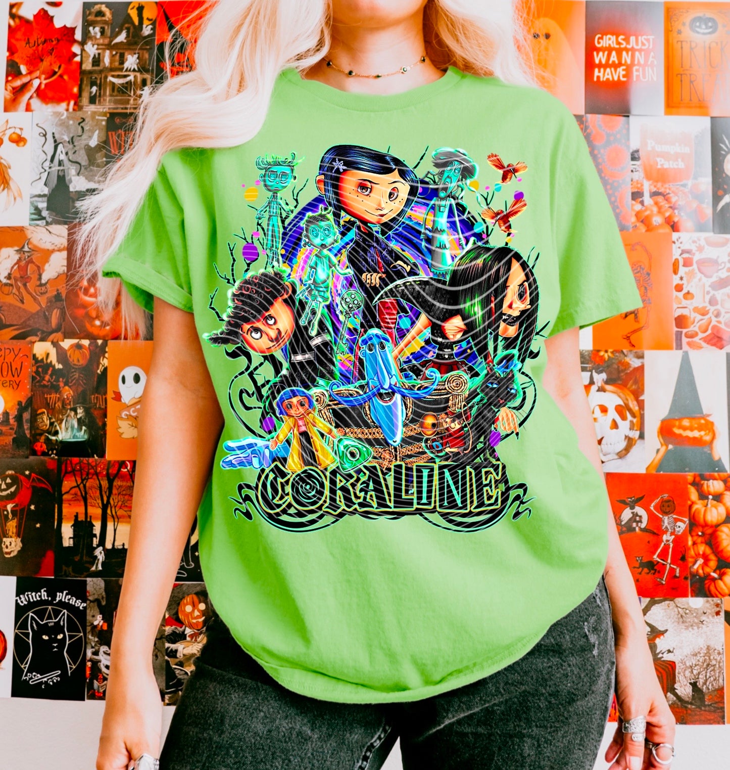 Coraline DTF Transfer