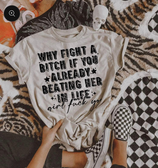 Why Fight- Girl F*ck You DTF Transfer