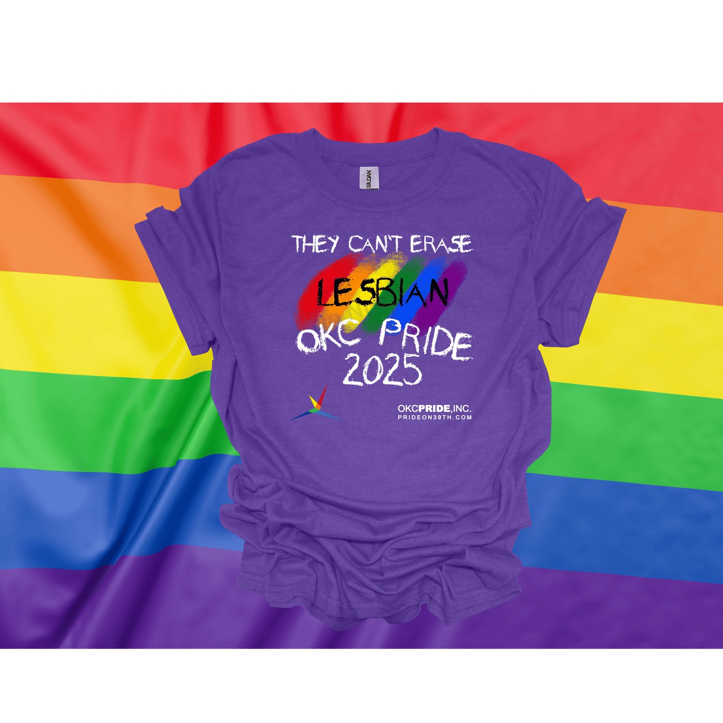 2025 OKC Pride T-Shirt- They Can’t Erase Lesbian