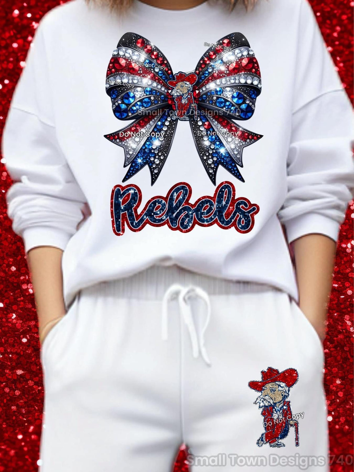 Rebels Bow DTF Transfer