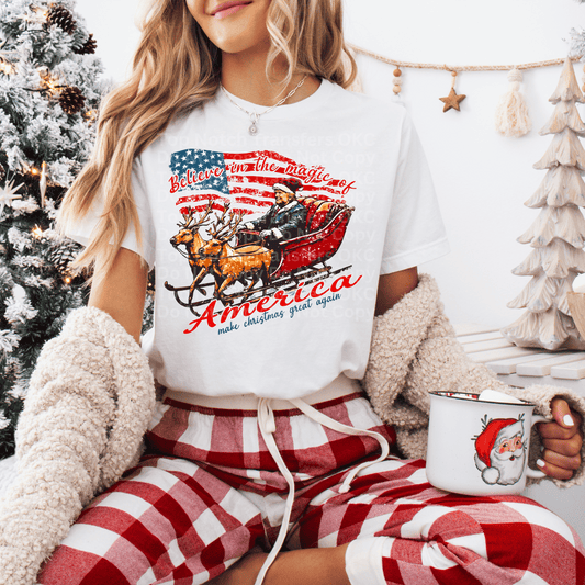 Believe in the Magic of America DTF Transfer
