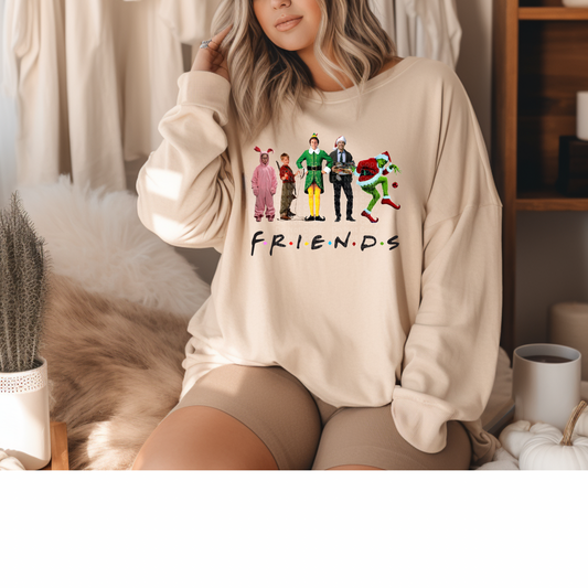 Christmas Friends DTF Transfer