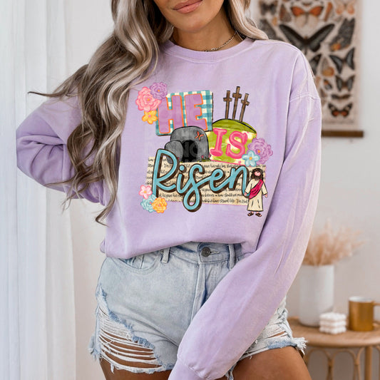 He Is Risen DTF Transfer