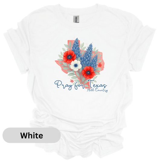 Pray for Texas Bluebonnets T-Shirt