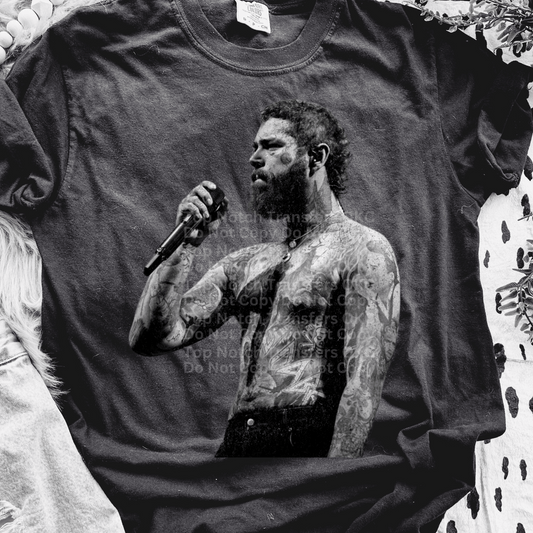 Posty M. Distressed DTF Transfer