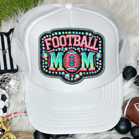 Football Mom Faux Patch 3 DTF Transfer