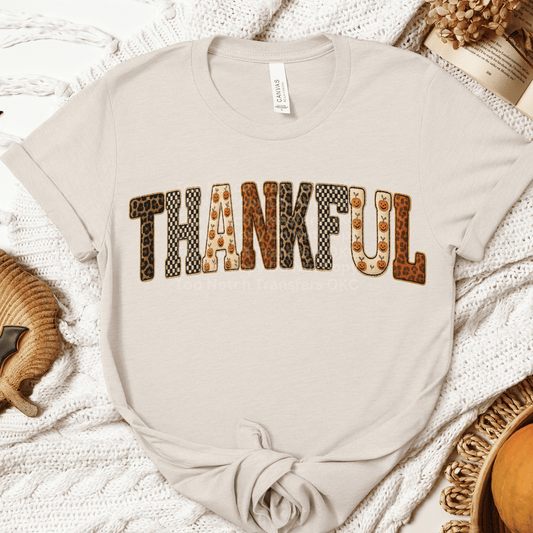 Thankful DTF Transfer