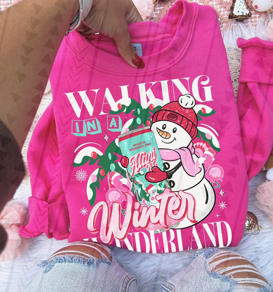 Walking In A Winter Wonderland DTF Transfer