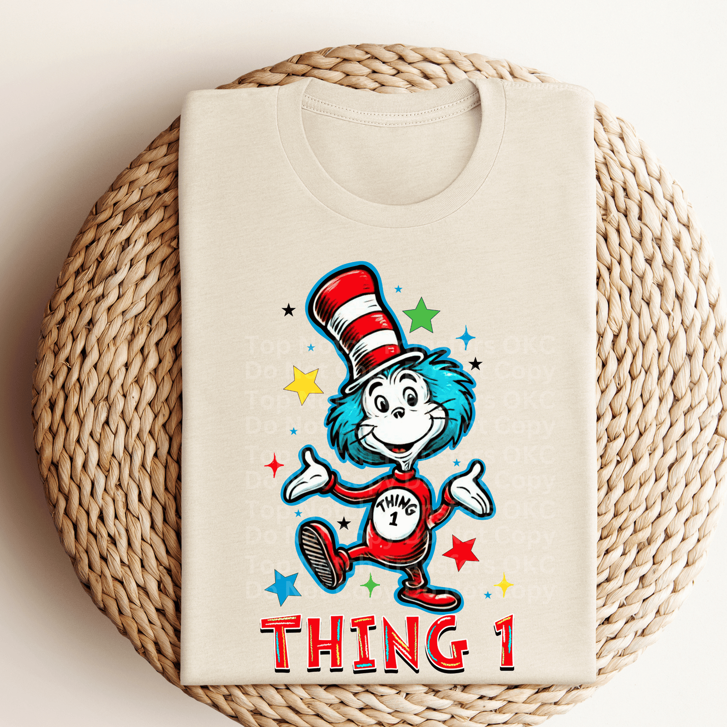 Thing 1 DTF Transfer