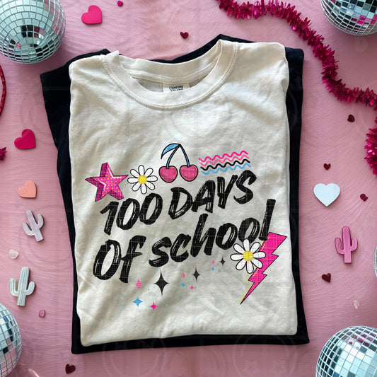 100 Days Of School DTF Transfer