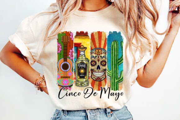 Cinco De Mayo Brushstrokes DTF Transfer