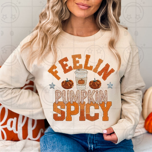 Feelin Pumpkin Spicy DTF Transfer