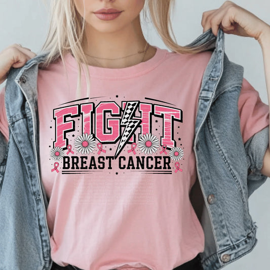 Fight Breast Cancer DTF Transfer