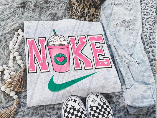 Pink Frap Swoosh DTF Transfer