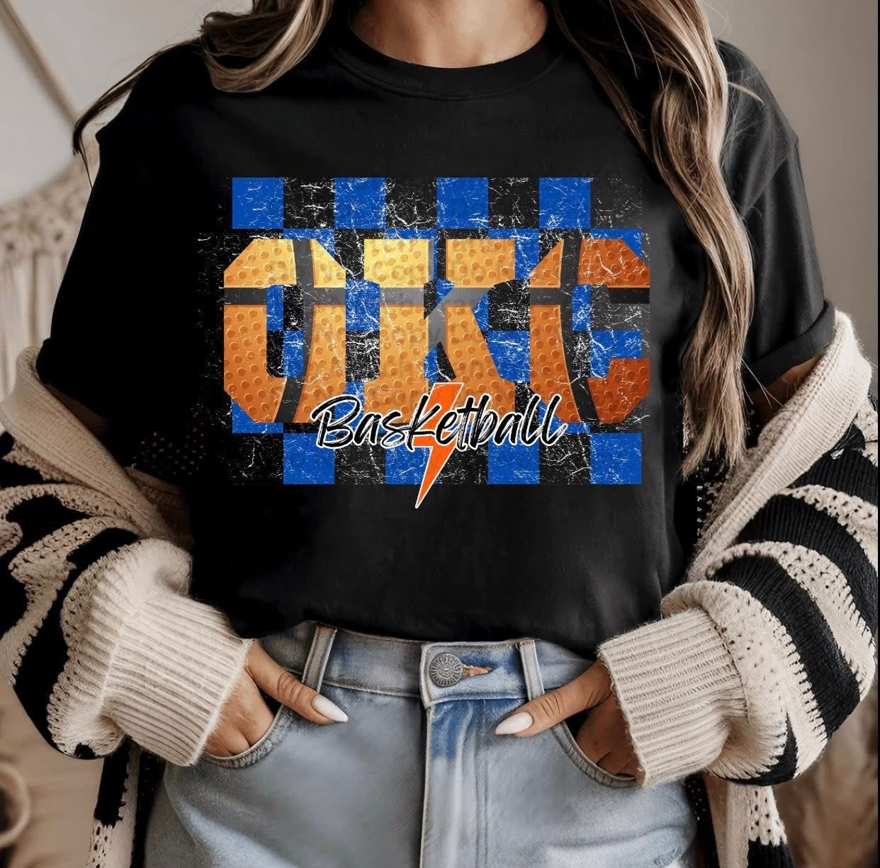 RTS 11in OKC Basketball DTF Transfer