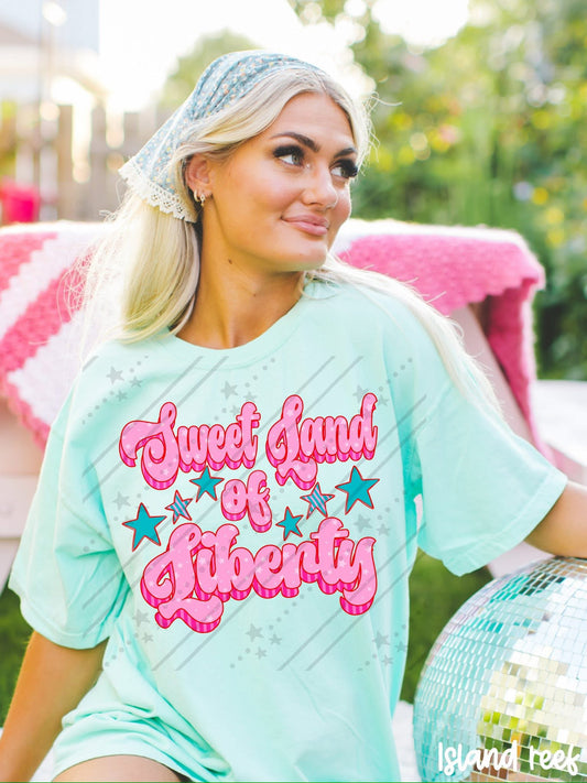 Sweet Land Of Liberty DTF Transfers