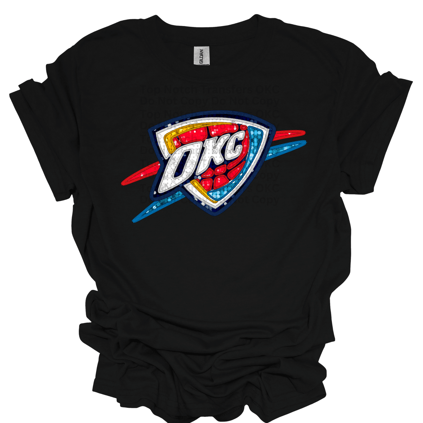 OKC Faux Sequin DTF Transfer