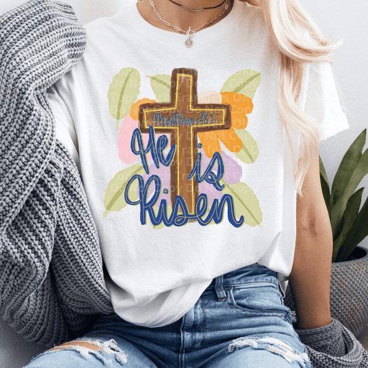 He Is Risen DTF Transfer
