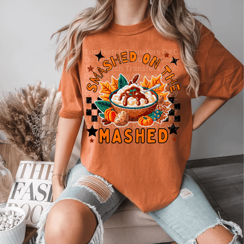 Smashed On The Mashed DTF Transfer