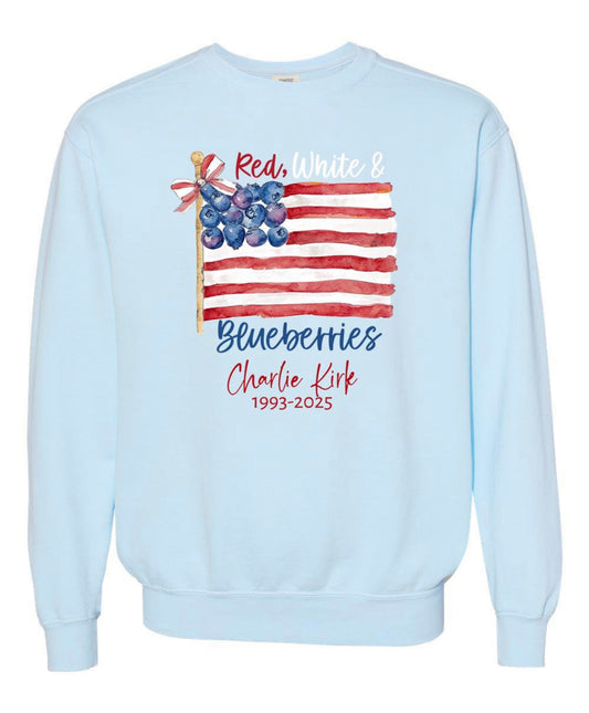 Red, White & Blueberries DTF Transfer