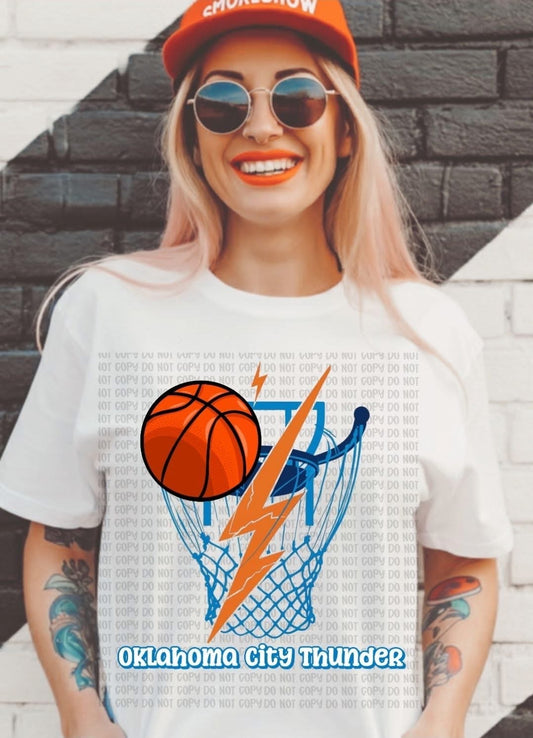 OKC Basketball DTF Transfer