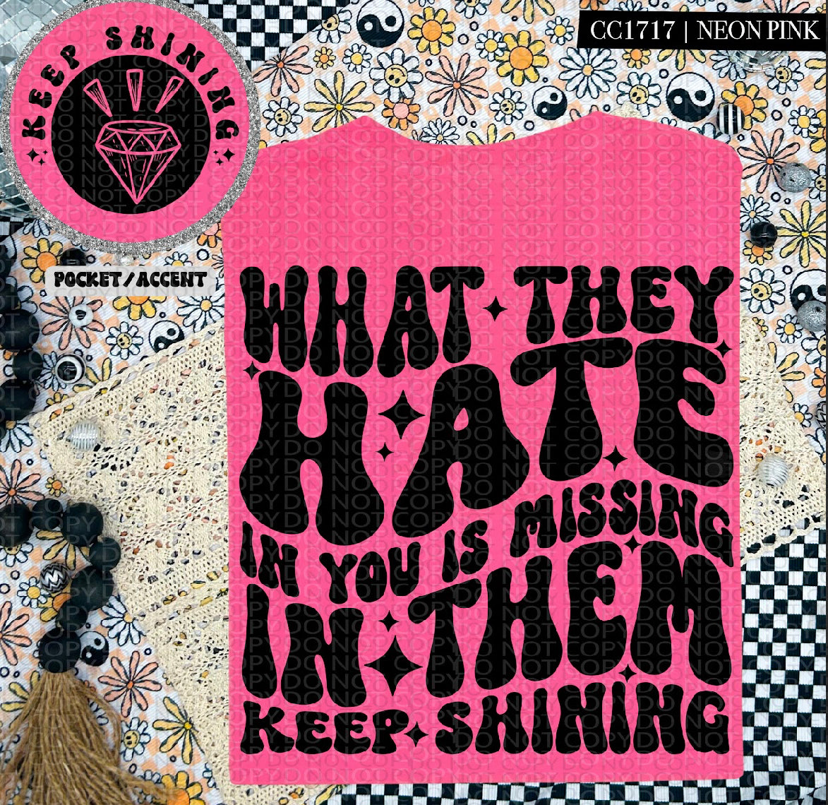 What They Hate- Black DTF Transfer