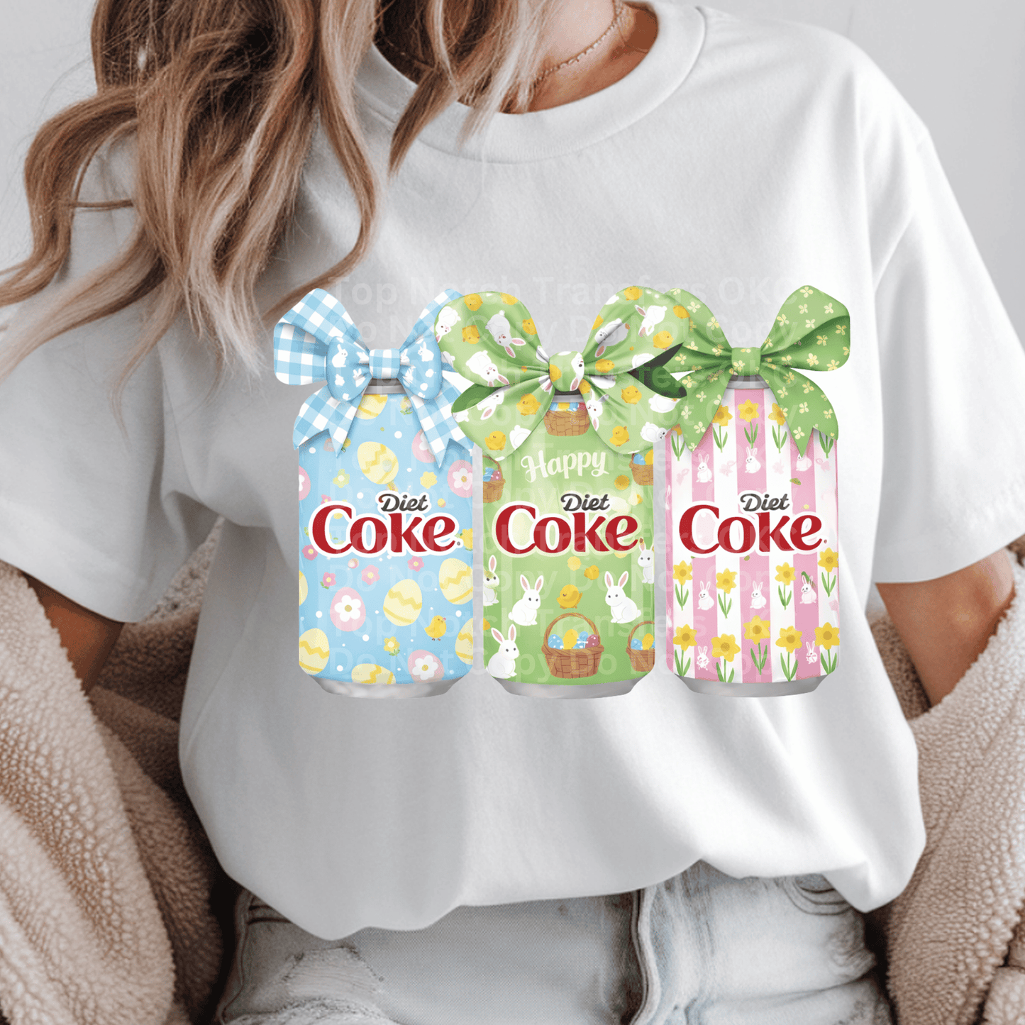 Easter Diet CC Soda Bows DTF Transfer