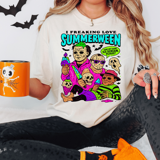I Freaking Love Summerween DTF Transfer