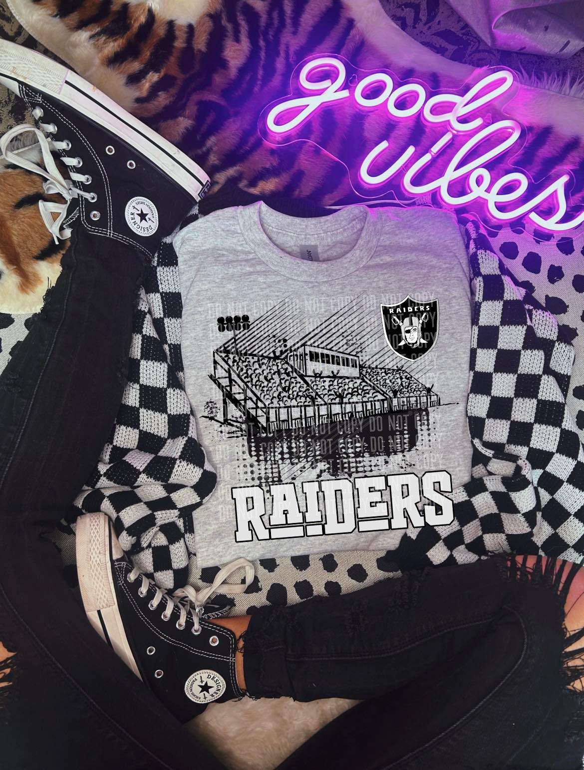 Raiders DTF Transfer