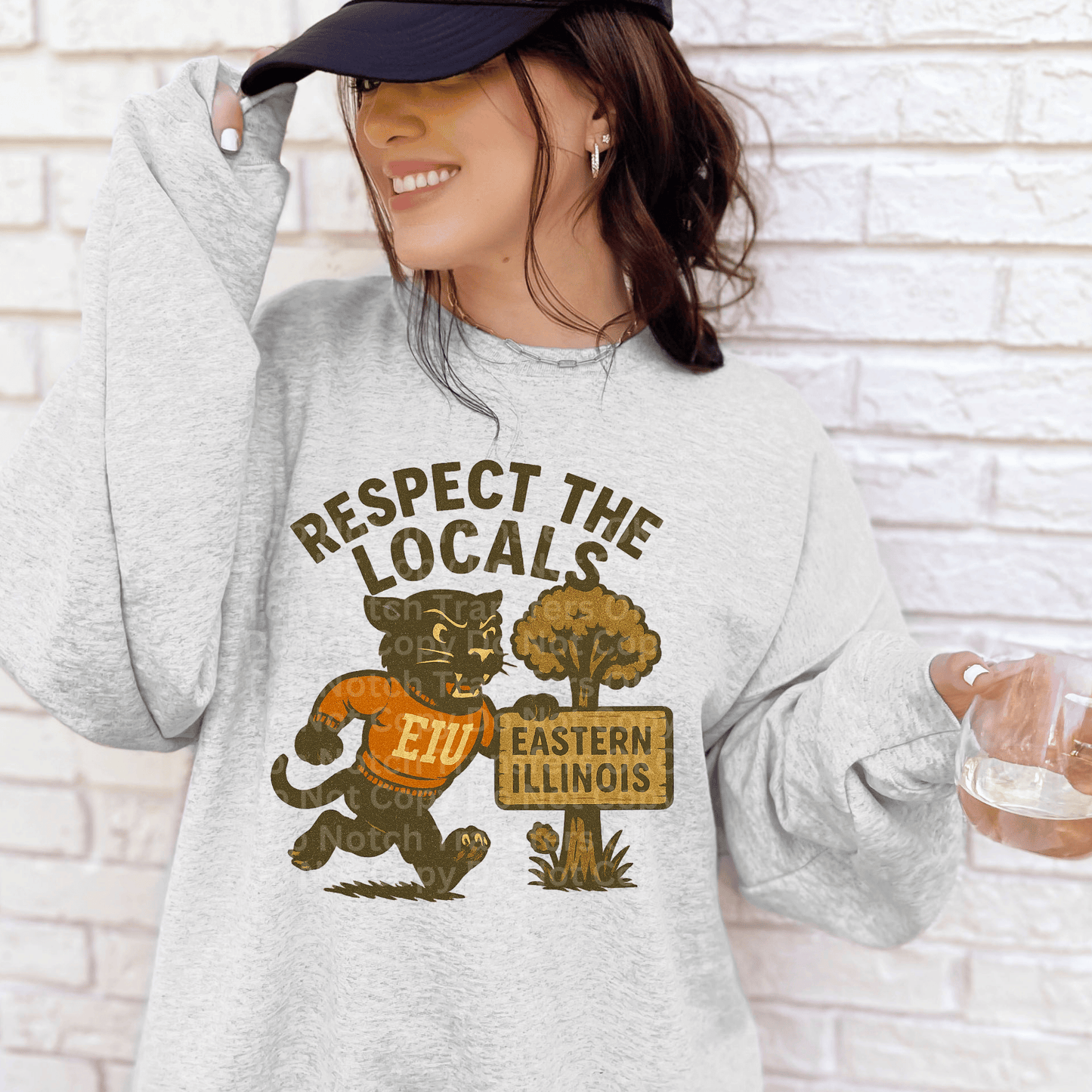 Respect The Locals- Eastern Illinois DTF Transfer