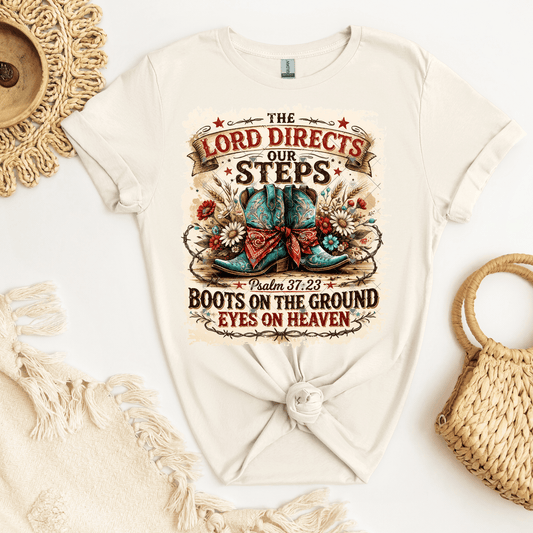 The Lord Directs Our Steps DTF Transfer