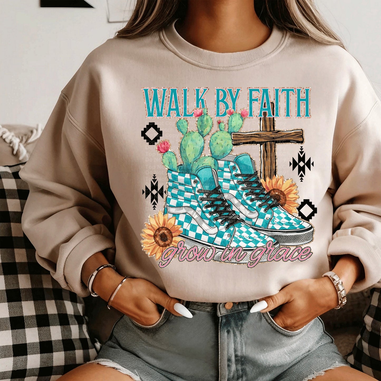 Walk By Faith DTF Transfer