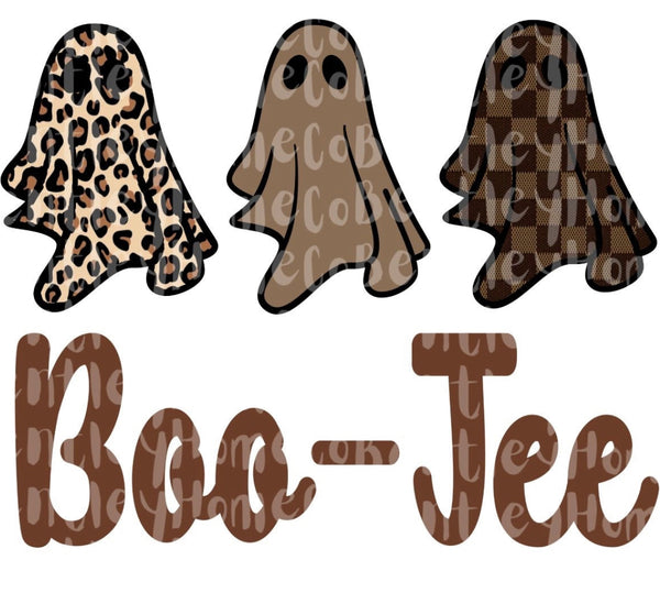 Boo Jee Ghosts DTF Transfer
