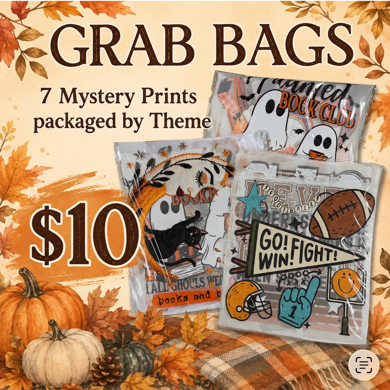 Grab Bag DTF Prints 7/ $10