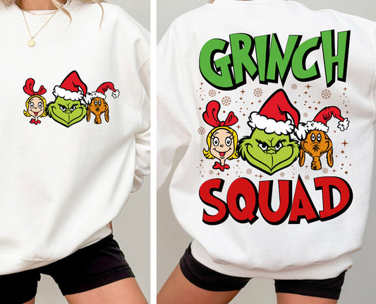 Gr!nch Squad Red & Green DTF Transfer