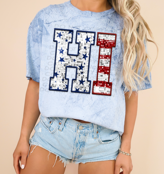 Hawaii - Patriotic States DTF Transfer