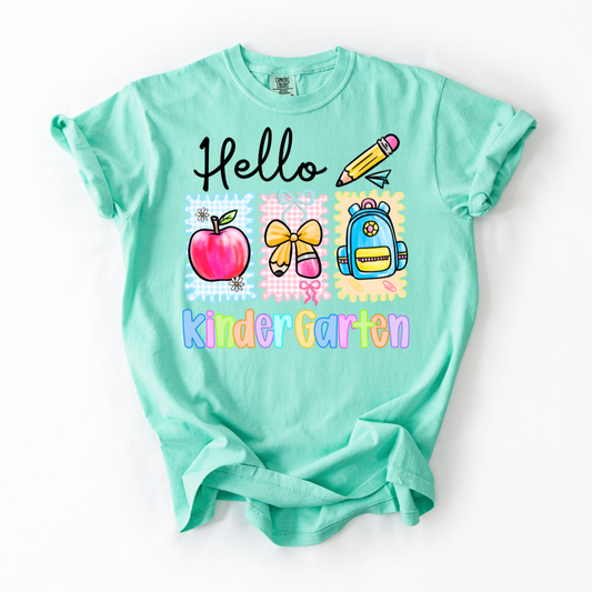 Hello Kindergarten DTF Transfer
