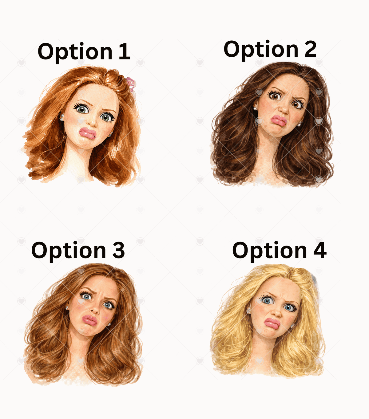 Custom Disgusted Face Barbie w/ Custom Text DTF Transfer * Leave Custom Barbie Option 1, w, 3 or 4 and custom text in checkout notes)