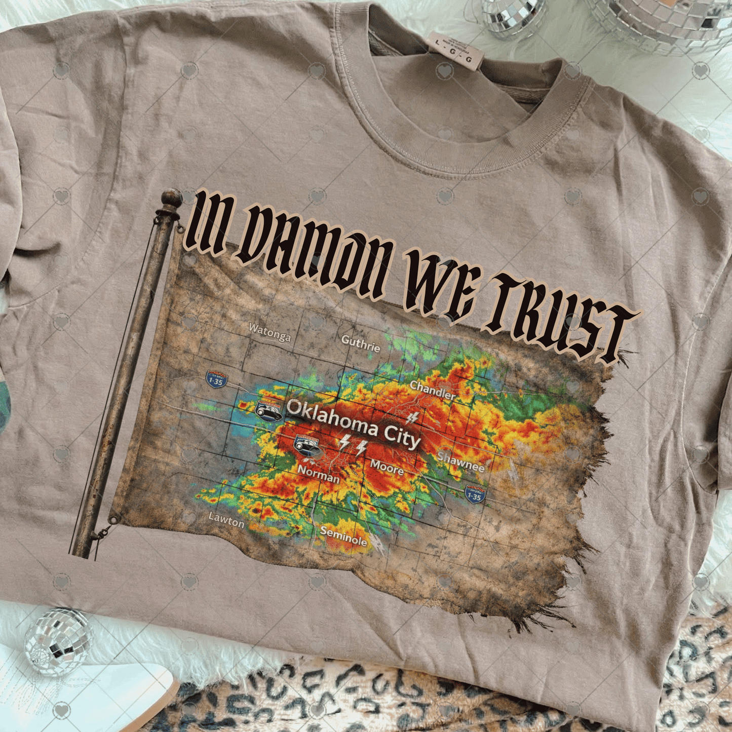 In Damon We Trust DTF Transfer