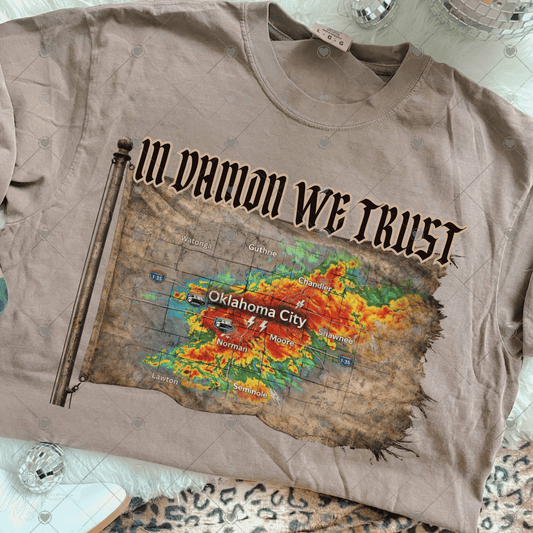 In Damon We Trust DTF Transfer