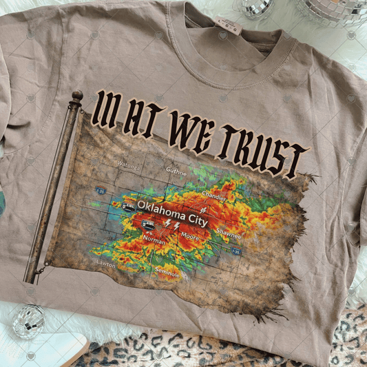 In AT We Trust DTF Transfer