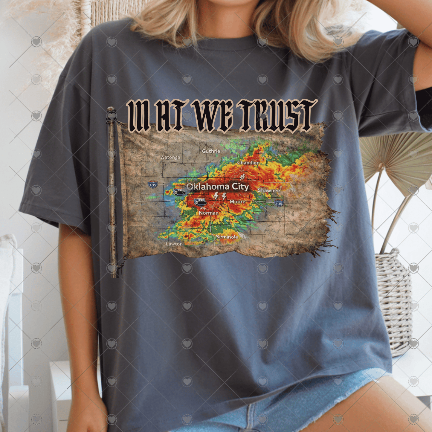 In AT We Trust DTF Transfer