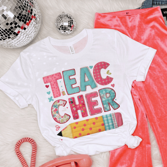 RTS Teacher Patch Work ADULT DTF Transfer